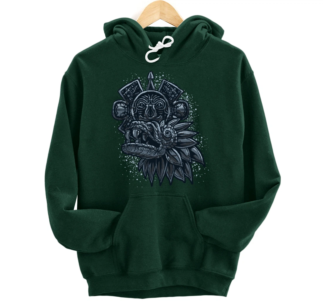 Aztec God Quetzalcoatl Cool Snake Dragon Inca Maya Gift Idea Pullover Hoodie