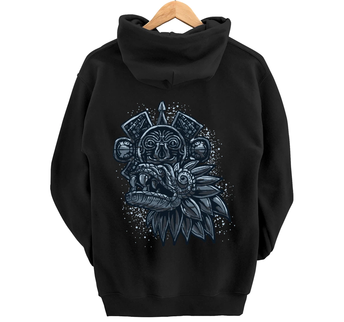 Aztec God Quetzalcoatl Cool Snake Dragon Inca Maya Gift Idea Pullover Hoodie