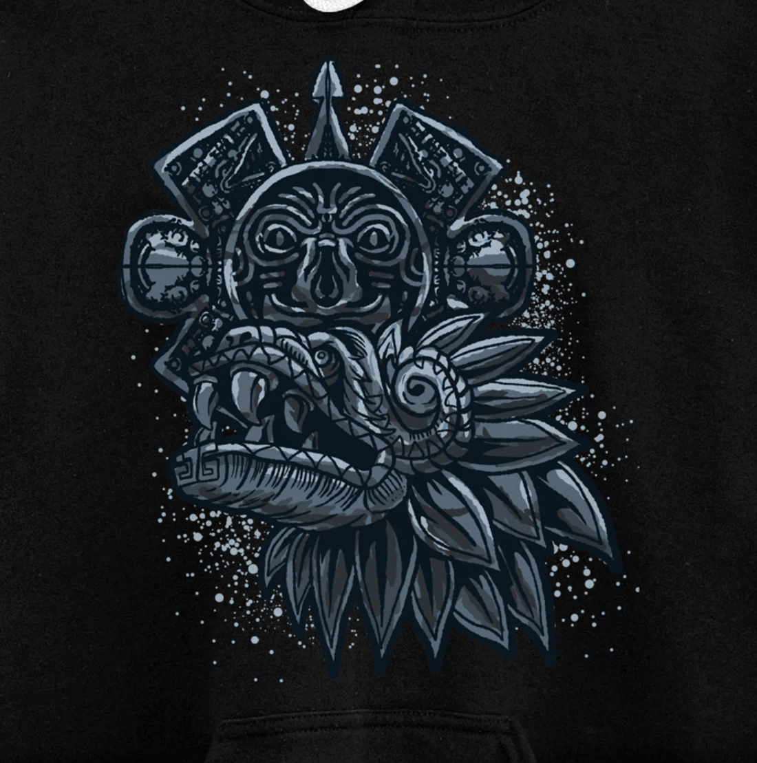 Aztec God Quetzalcoatl Cool Snake Dragon Inca Maya Gift Idea Pullover Hoodie
