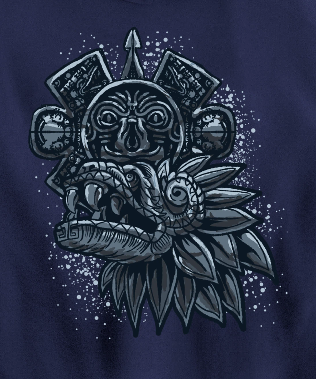 Aztec God Quetzalcoatl Cool Snake Dragon Inca Maya Gift Idea Pullover Hoodie