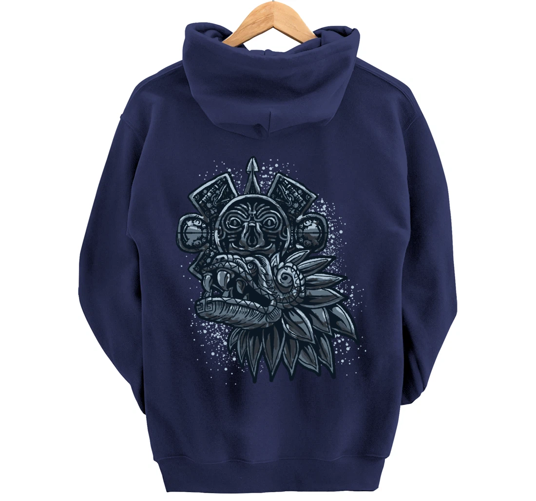 Aztec God Quetzalcoatl Cool Snake Dragon Inca Maya Gift Idea Pullover Hoodie