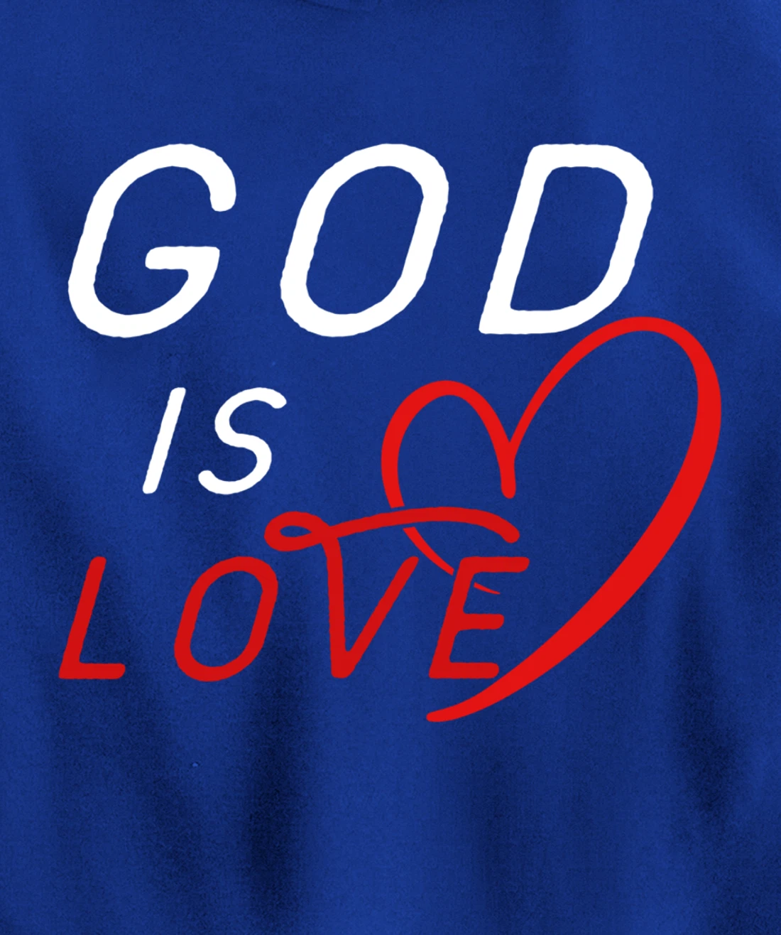 God is Love By Berts Pullover Hoodie