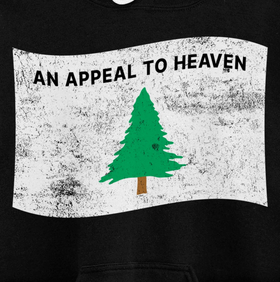 Pine Tree Flag An Appeal to Heaven God American USA Pullover Hoodie