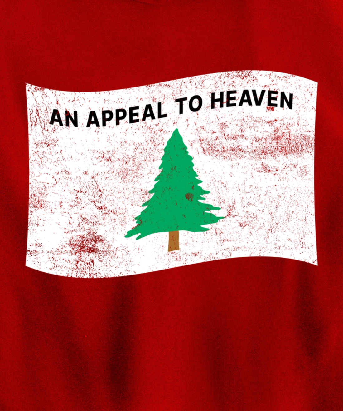 Pine Tree Flag An Appeal to Heaven God American USA Pullover Hoodie
