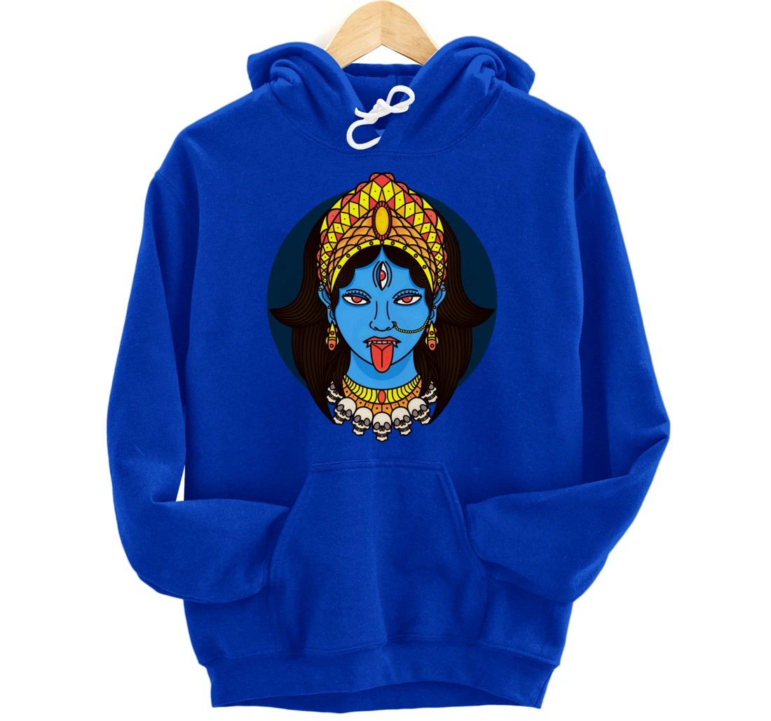 Kali Dark Hindu Goddess Pullover Hoodie