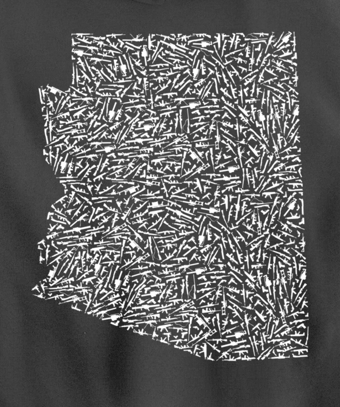 Graphic Arizona America Distressed Trump Gun Gift Idea Pullover Hoodie