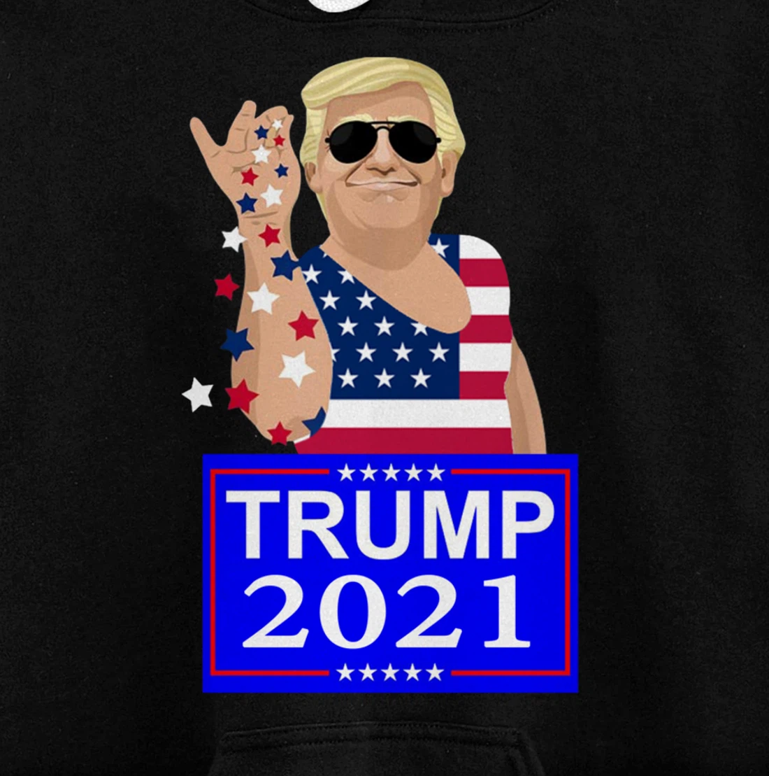 Trump 4 ever 2021 Election Pullover Hoodie