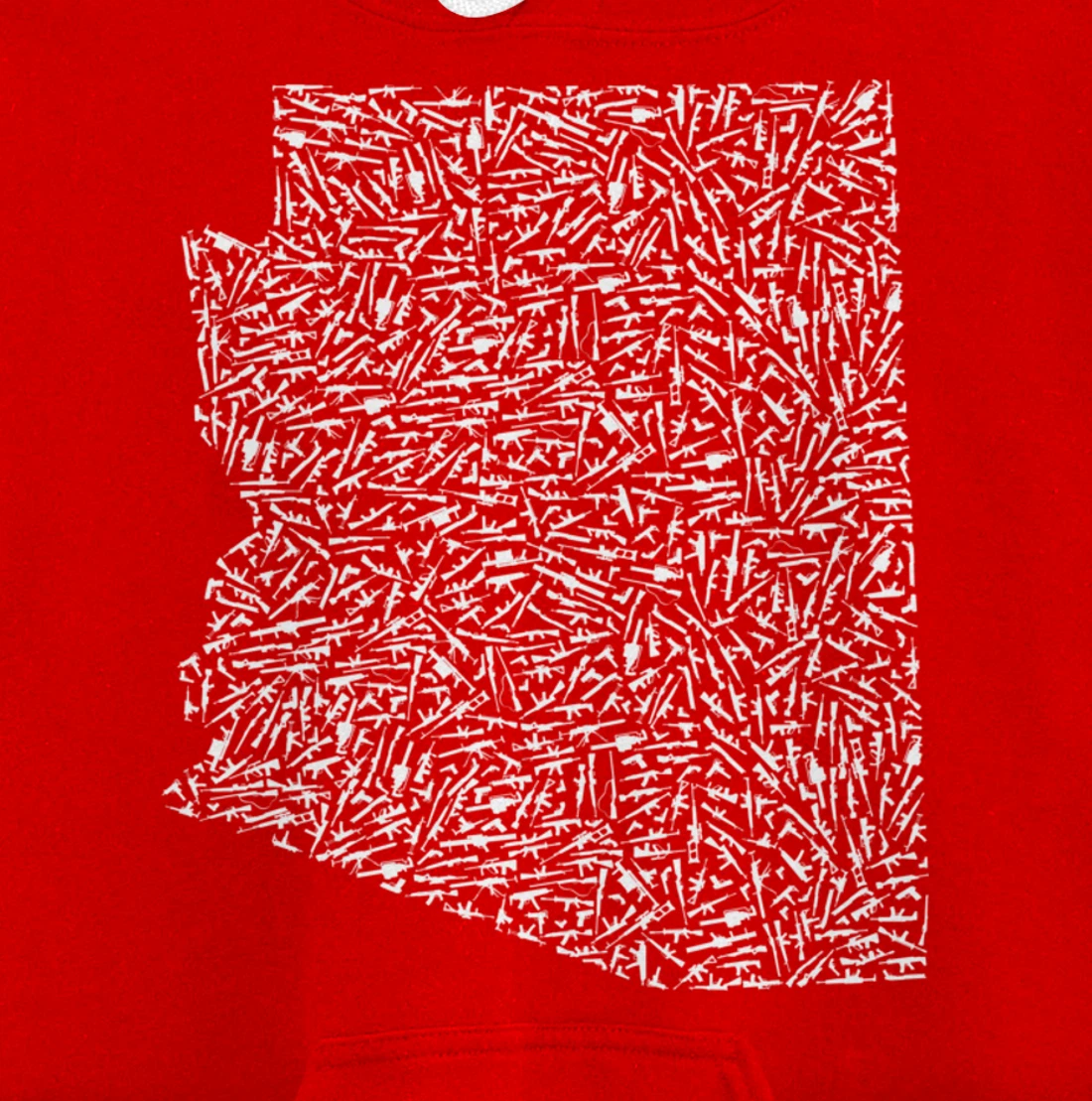 Graphic Arizona America Distressed Trump Gun Gift Idea Pullover Hoodie