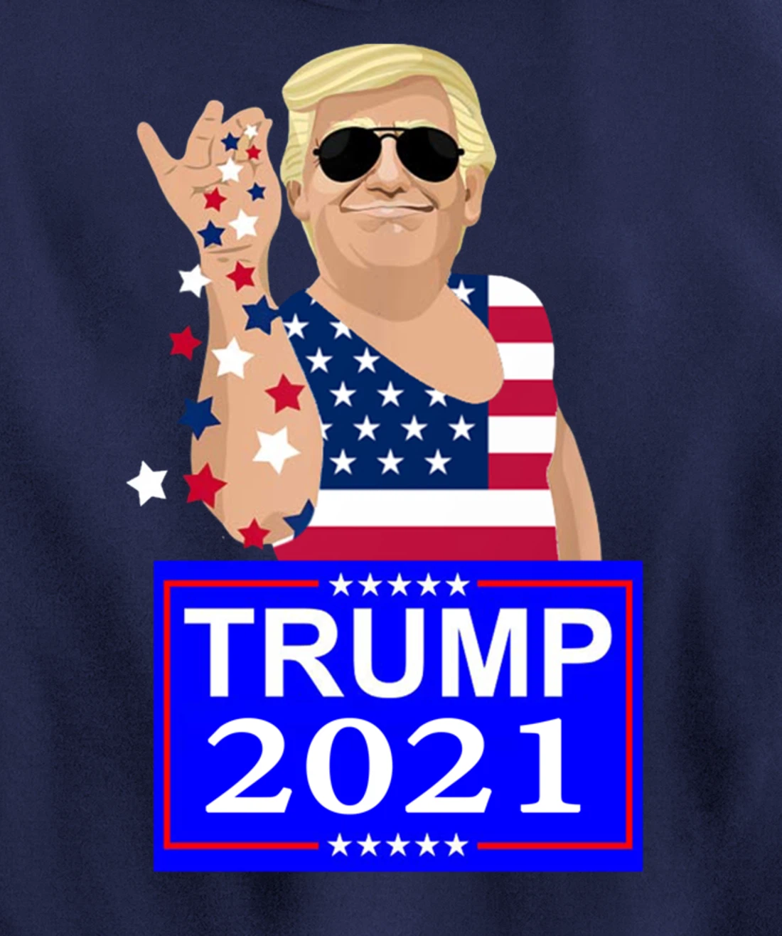 Trump 4 ever 2021 Election Pullover Hoodie