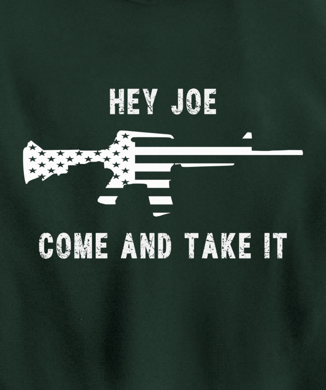 Hey Joe Come And Take It - 2nd Amendment - Trump - Biden Pullover Hoodie