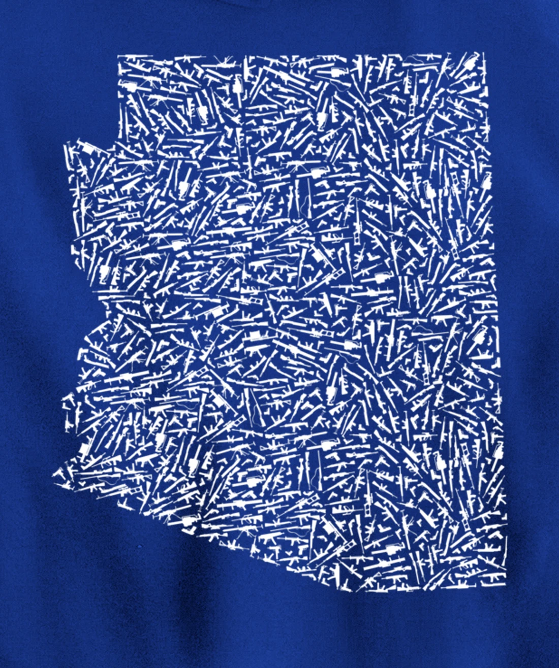 Graphic Arizona America Distressed Trump Gun Gift Idea Pullover Hoodie