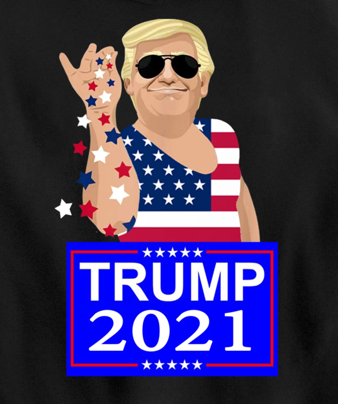 Trump 4 ever 2021 Election Pullover Hoodie