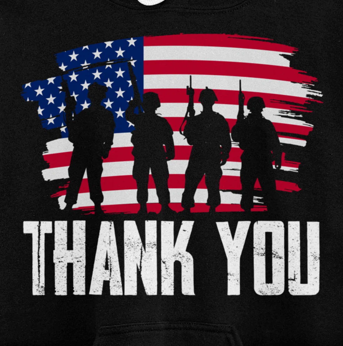 Veterans Day Thank You For Your Service Pullover Hoodie