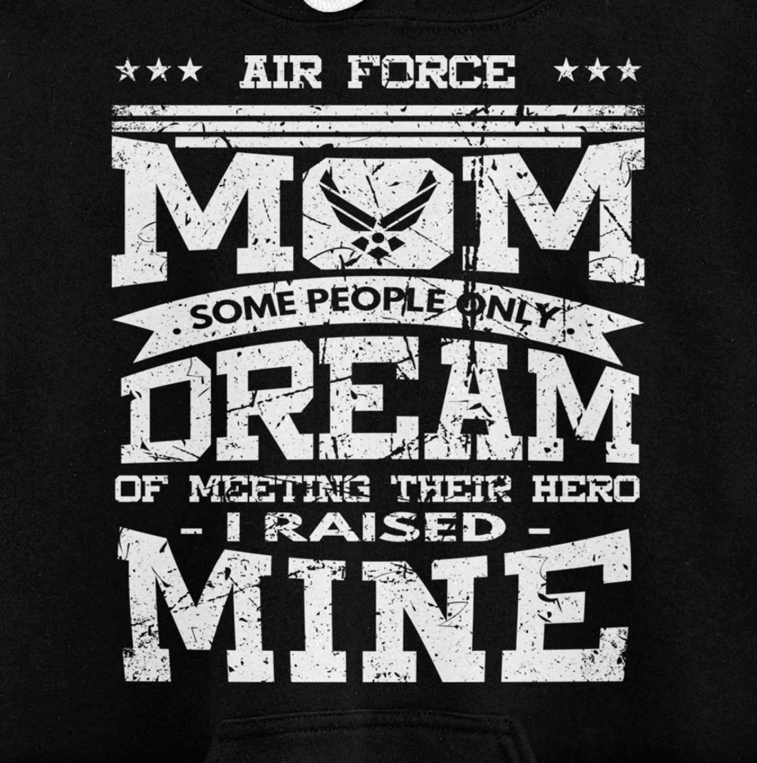 I Raised Mine Air Foce Mom Proud Veteran Military Pullover Hoodie