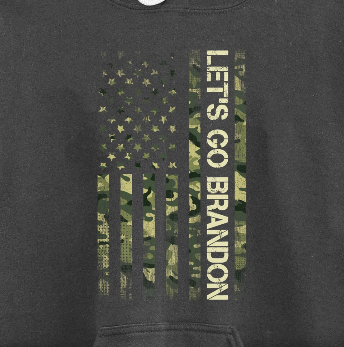 Let's Go Branson Camouflage Veteran US Flag Let Go Branson Pullover Hoodie