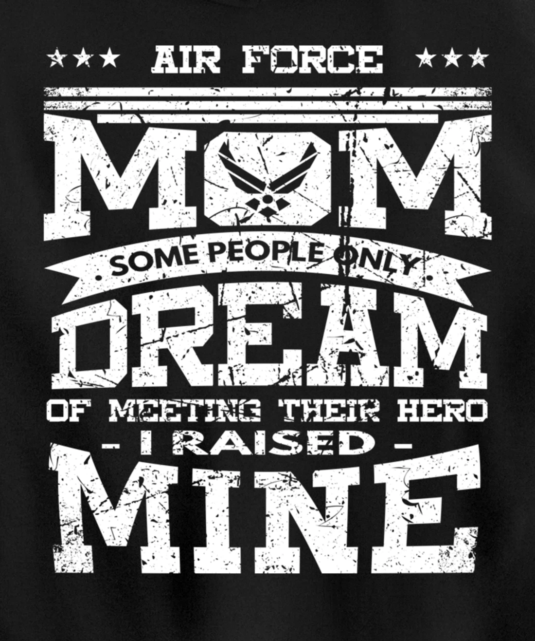 I Raised Mine Air Foce Mom Proud Veteran Military Pullover Hoodie