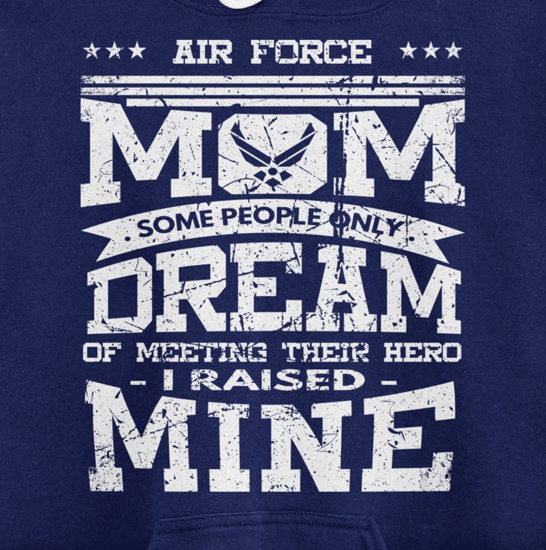 I Raised Mine Air Foce Mom Proud Veteran Military Pullover Hoodie