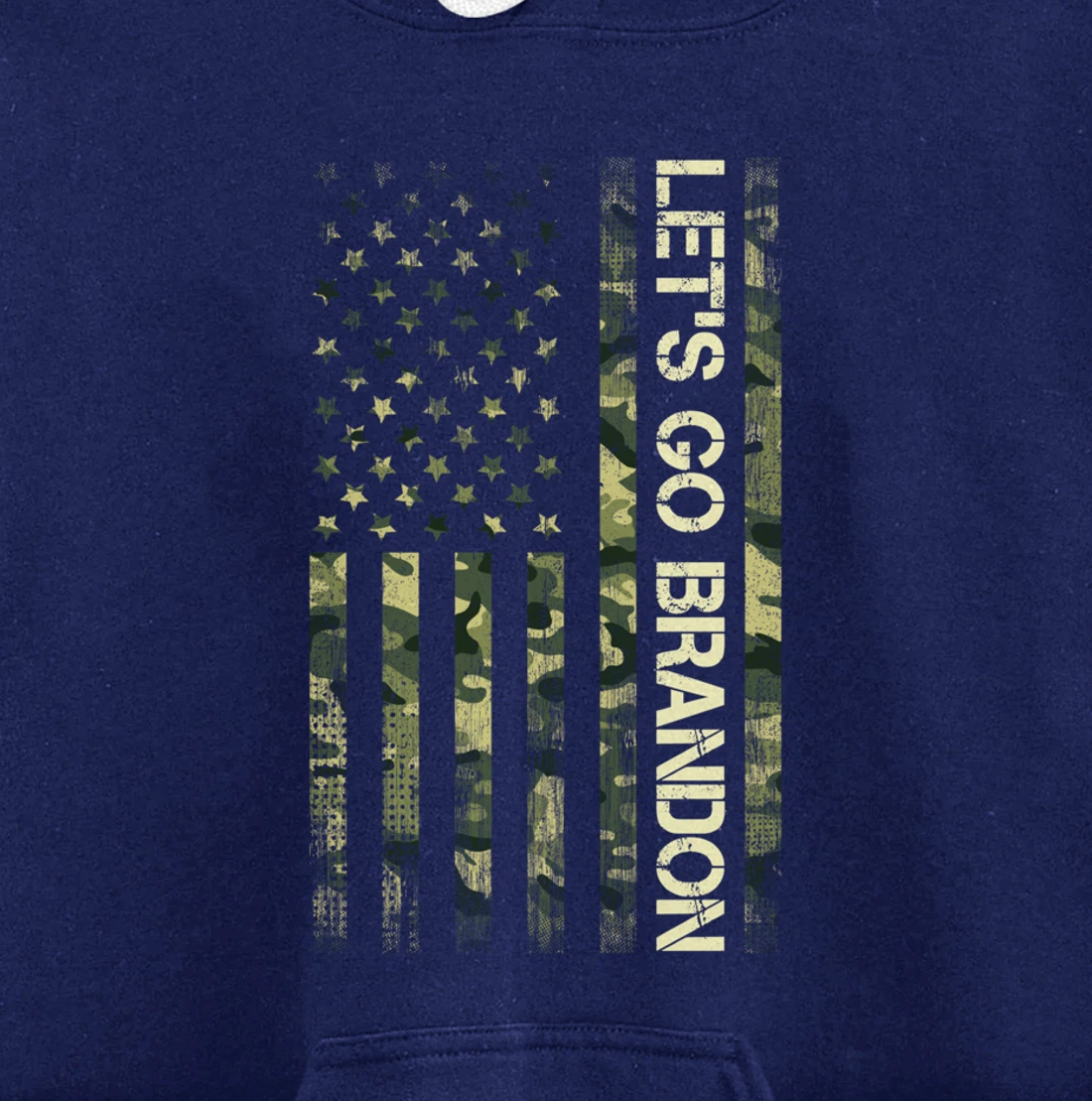 Let's Go Branson Camouflage Veteran US Flag Let Go Branson Pullover Hoodie