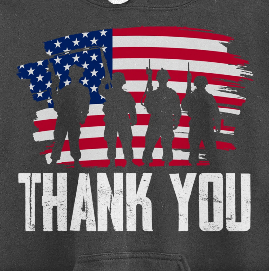 Veterans Day Thank You For Your Service Pullover Hoodie