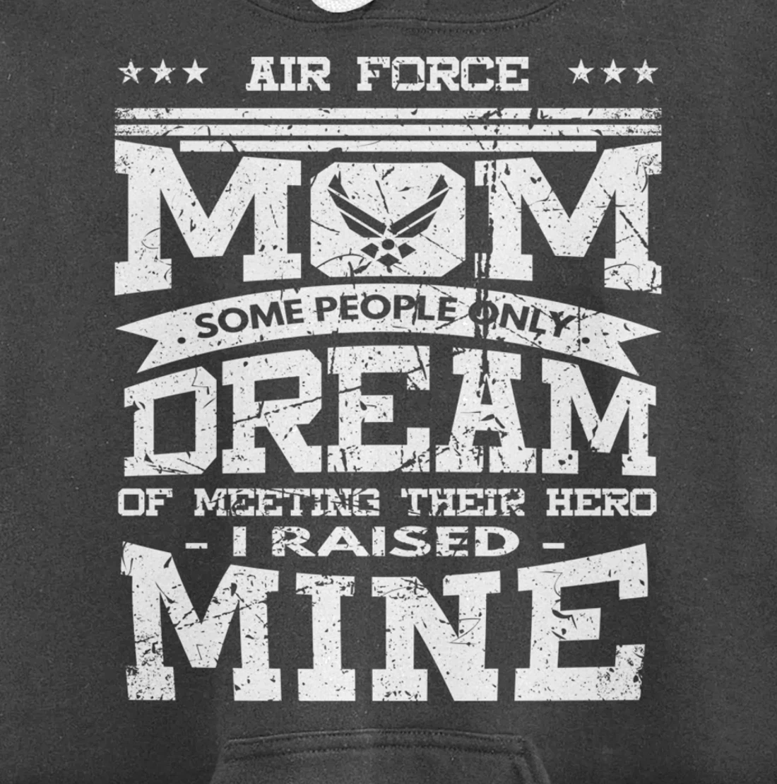 I Raised Mine Air Foce Mom Proud Veteran Military Pullover Hoodie