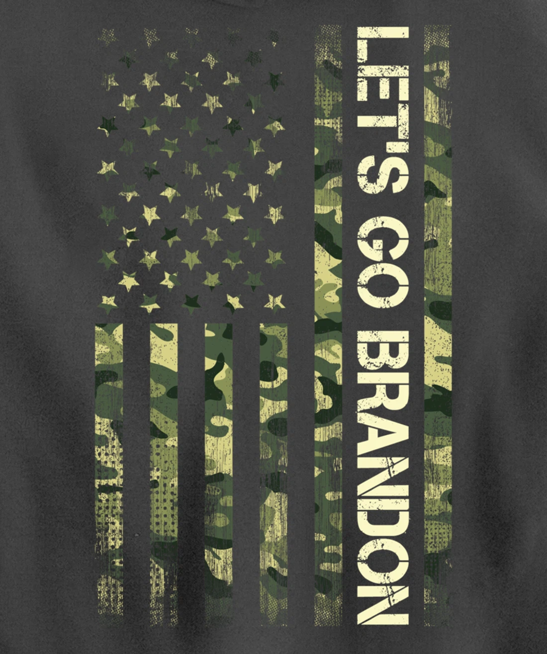 Let's Go Branson Camouflage Veteran US Flag Let Go Branson Pullover Hoodie