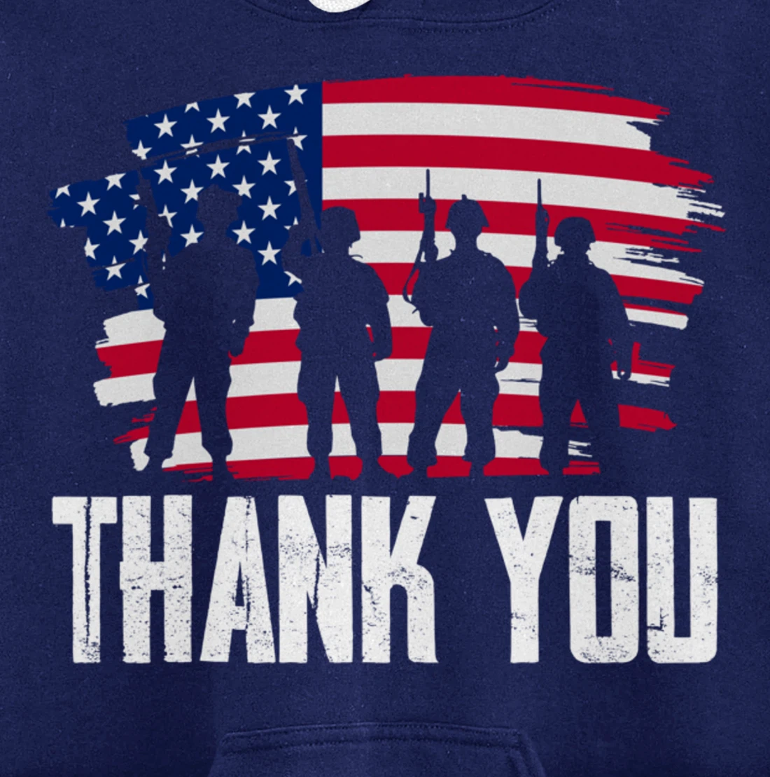 Veterans Day Thank You For Your Service Pullover Hoodie