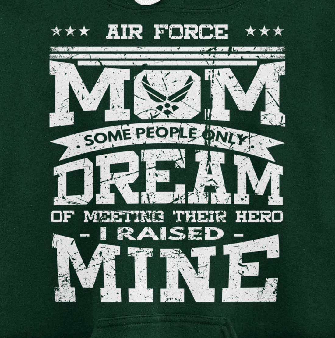 I Raised Mine Air Foce Mom Proud Veteran Military Pullover Hoodie