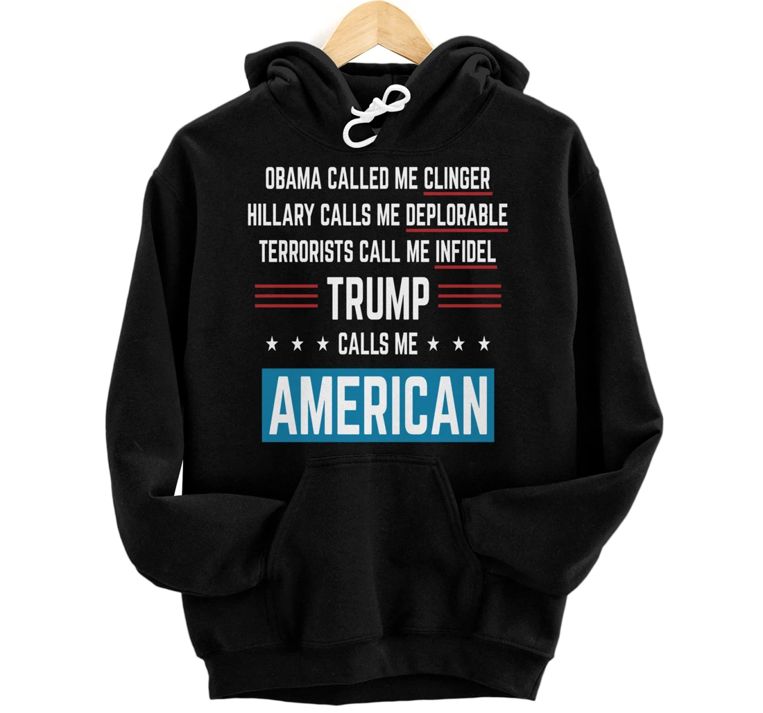 Trump American Pro American Design Pullover Hoodie
