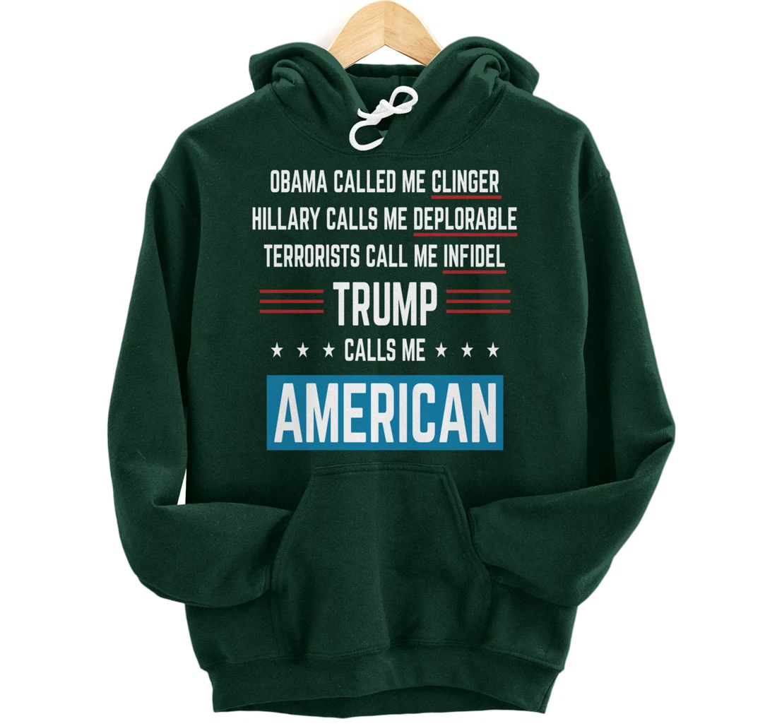 Trump American Pro American Design Pullover Hoodie