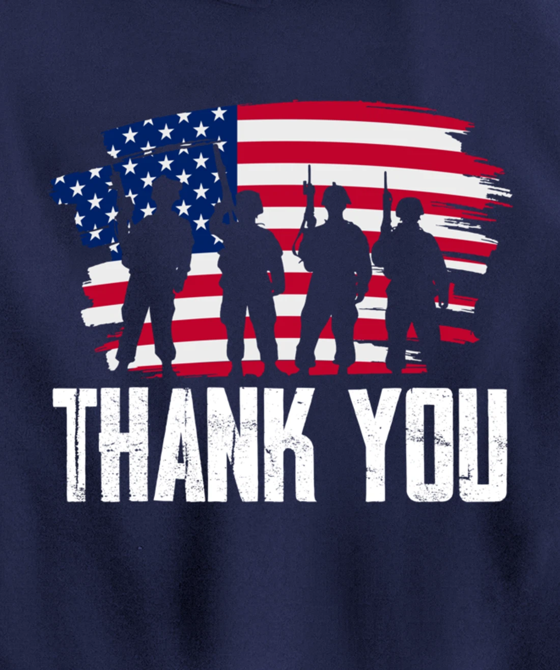 Veterans Day Thank You For Your Service Pullover Hoodie