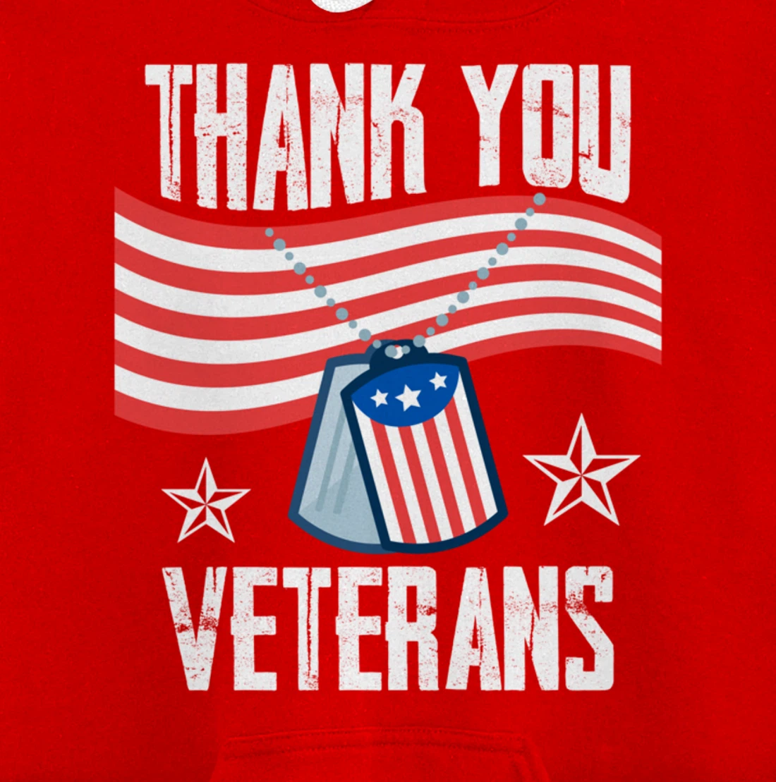 Veterans Day Thank You For Your Service Pullover Hoodie