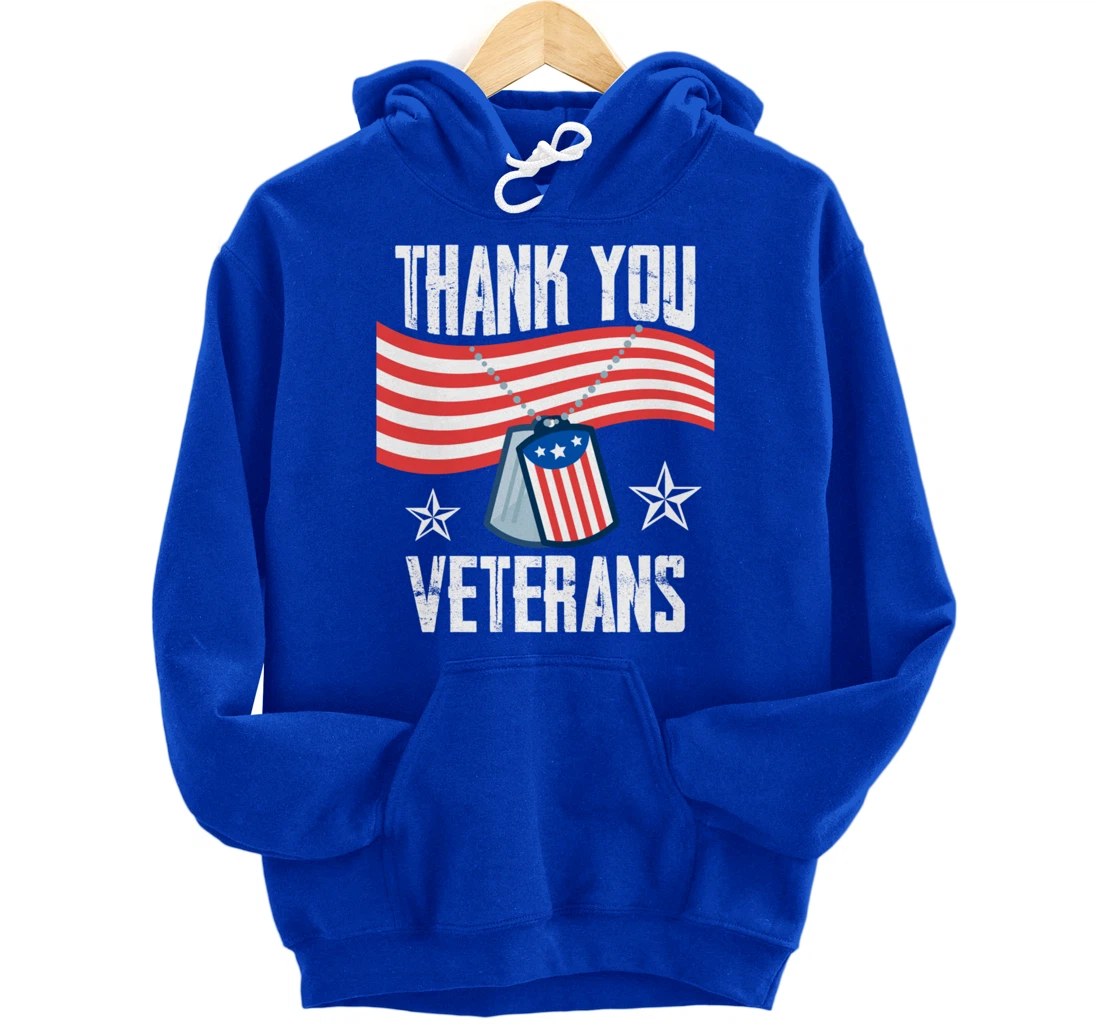 Veterans Day Thank You For Your Service Pullover Hoodie