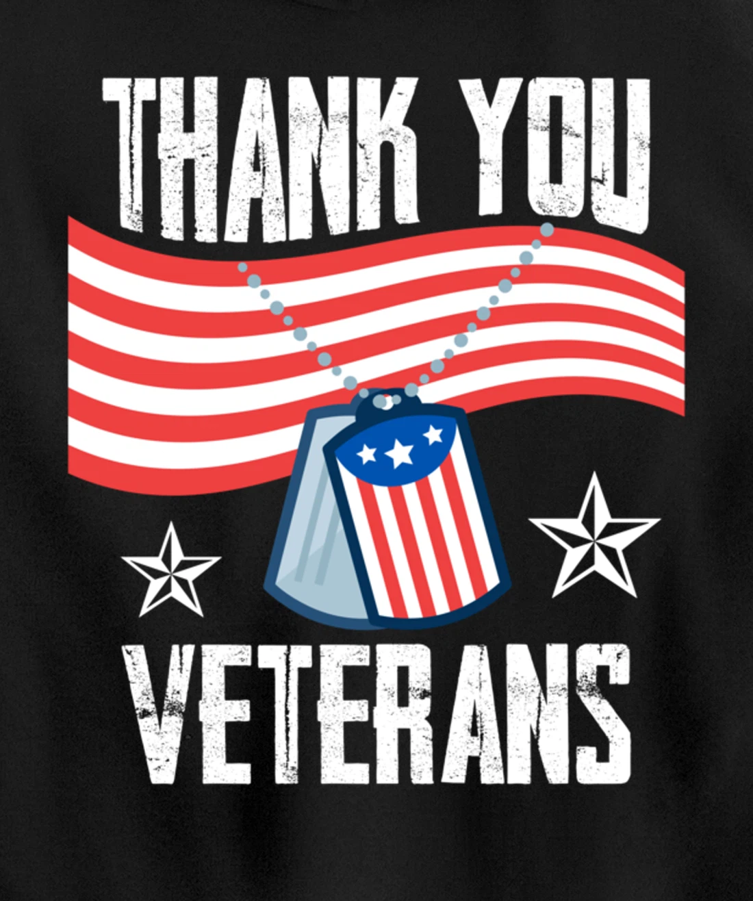 Veterans Day Thank You For Your Service Pullover Hoodie