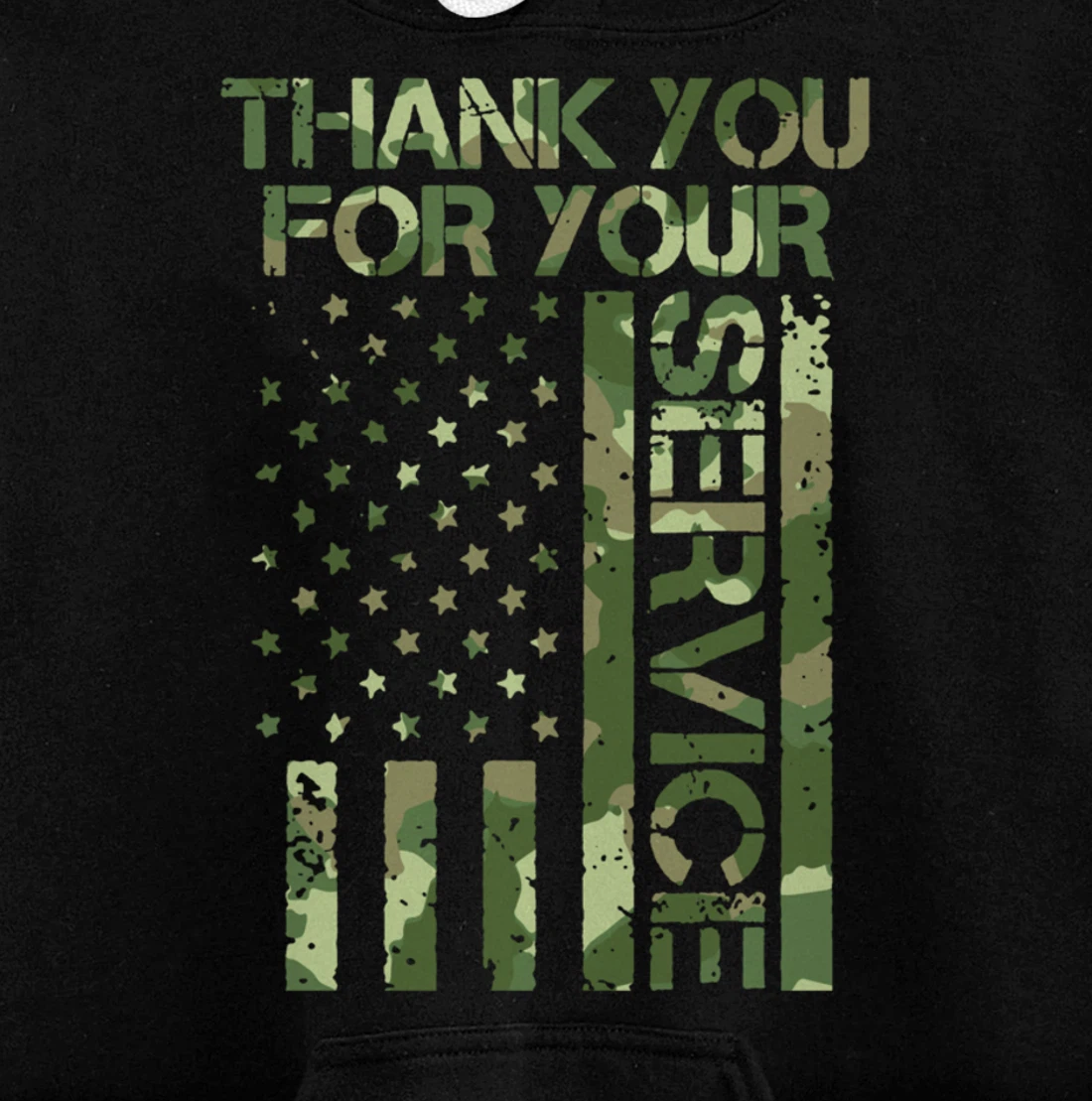 Veterans Day Thank You For Your Service Pullover Hoodie