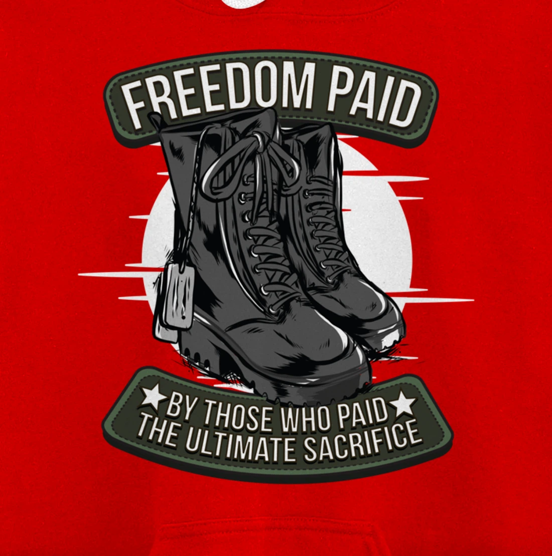 Veterans Day Thank You For Your Service Pullover Hoodie