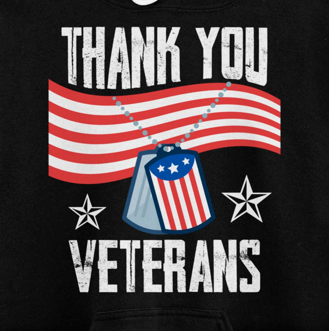 Veterans Day Thank You For Your Service Pullover Hoodie