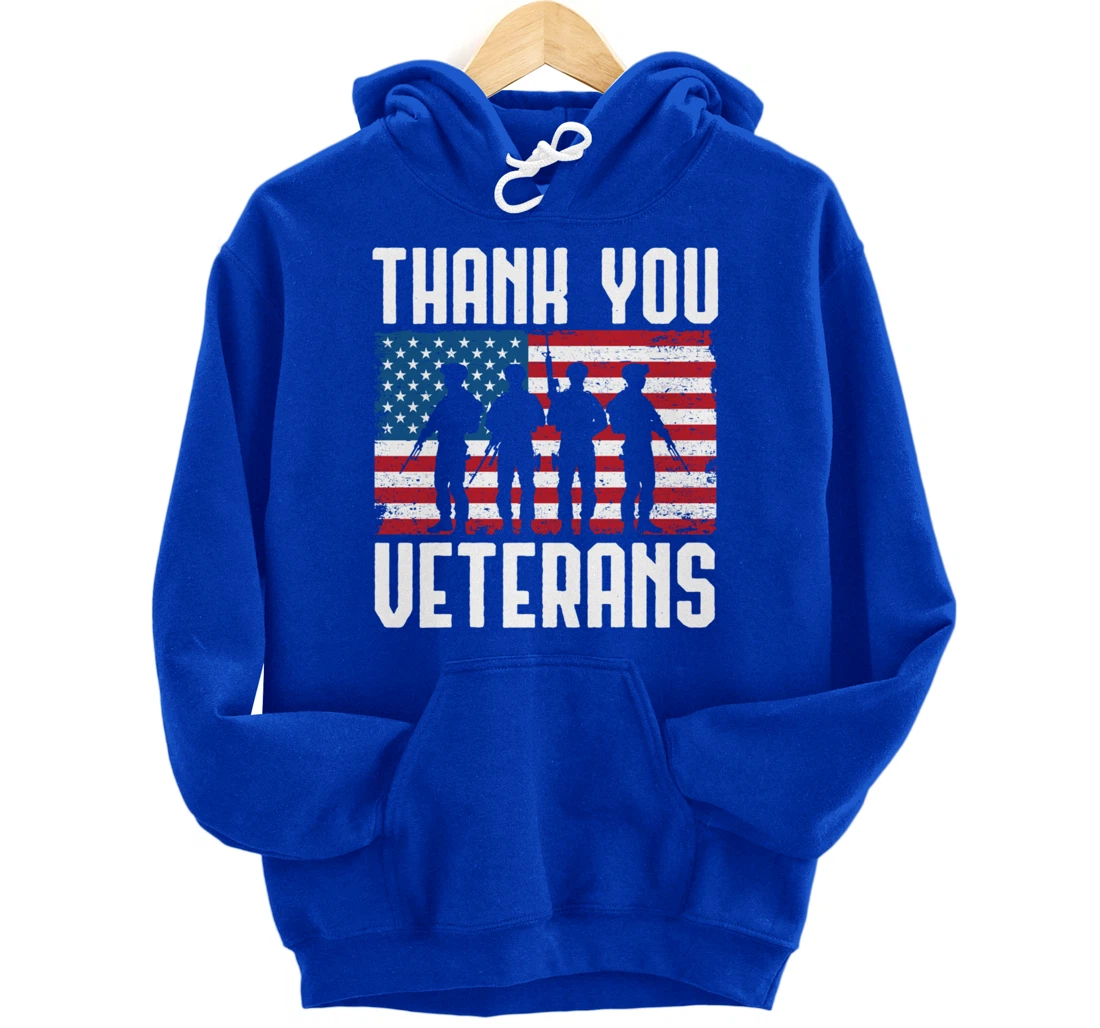Veterans Day Thank You For Your Service Pullover Hoodie