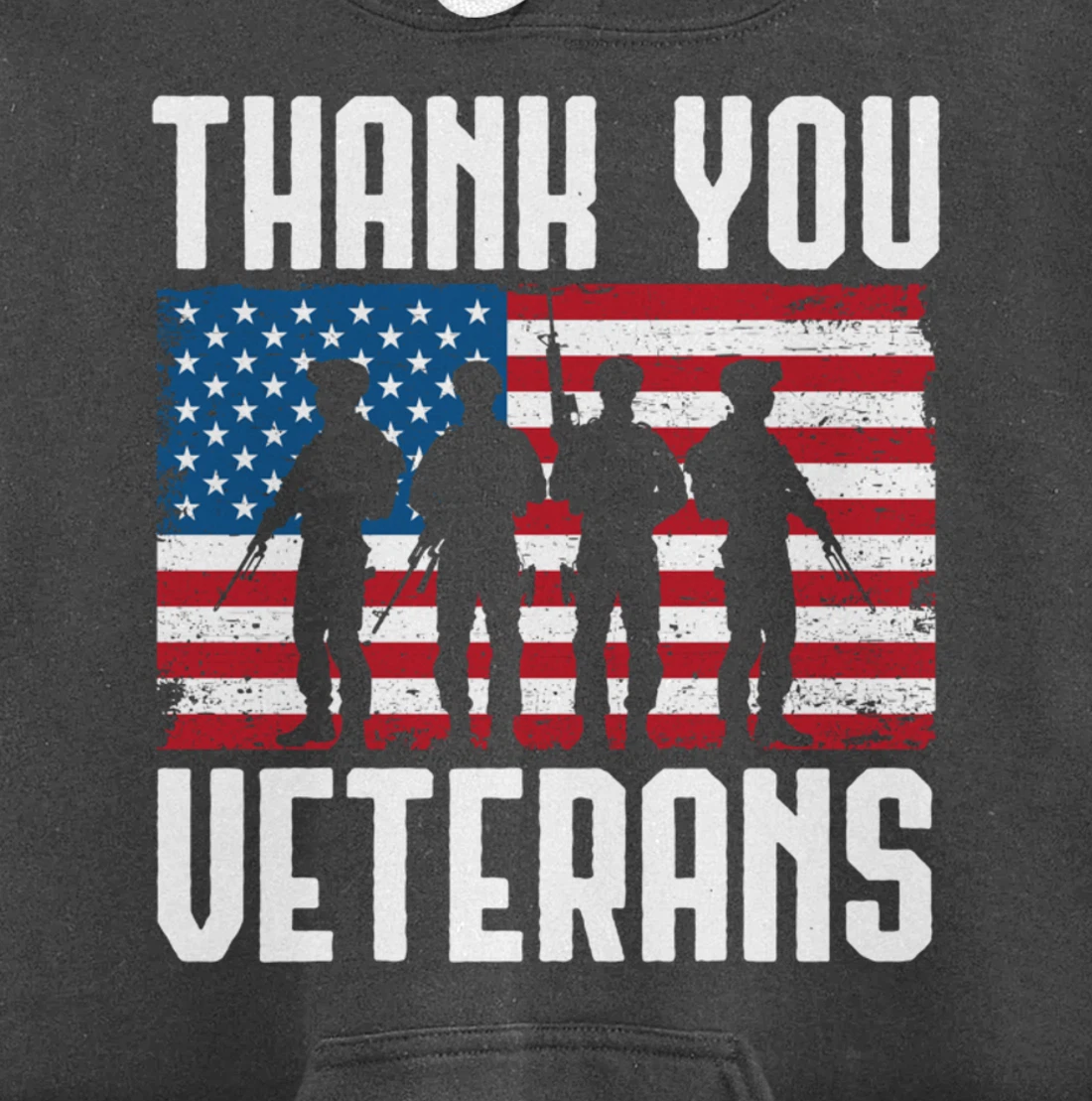Veterans Day Thank You For Your Service Pullover Hoodie