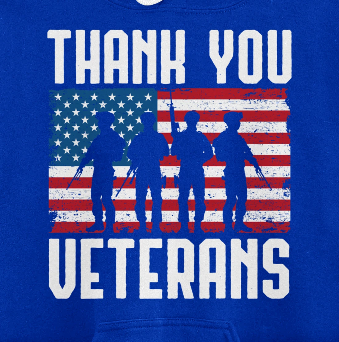 Veterans Day Thank You For Your Service Pullover Hoodie