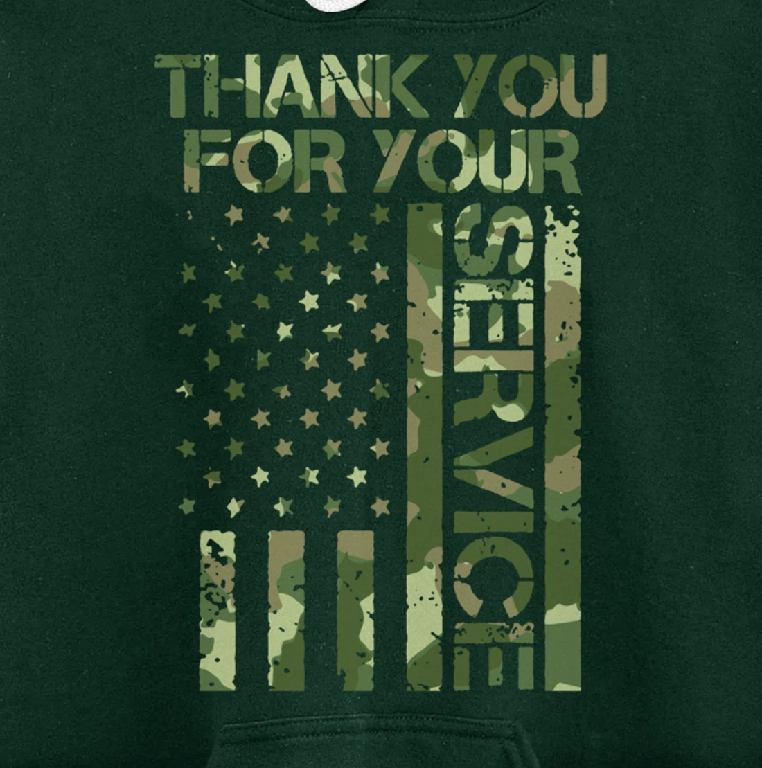 Veterans Day Thank You For Your Service Pullover Hoodie