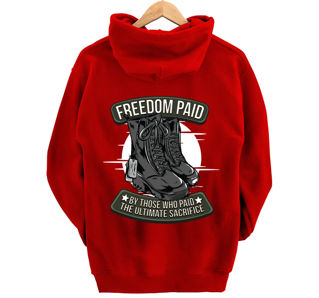 Veterans Day Thank You For Your Service Pullover Hoodie