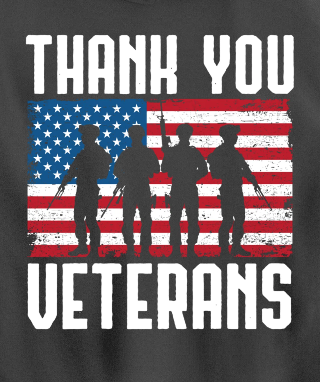 Veterans Day Thank You For Your Service Pullover Hoodie