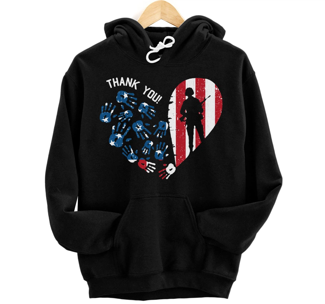 Veterans Day Thank You For Your Service Pullover Hoodie