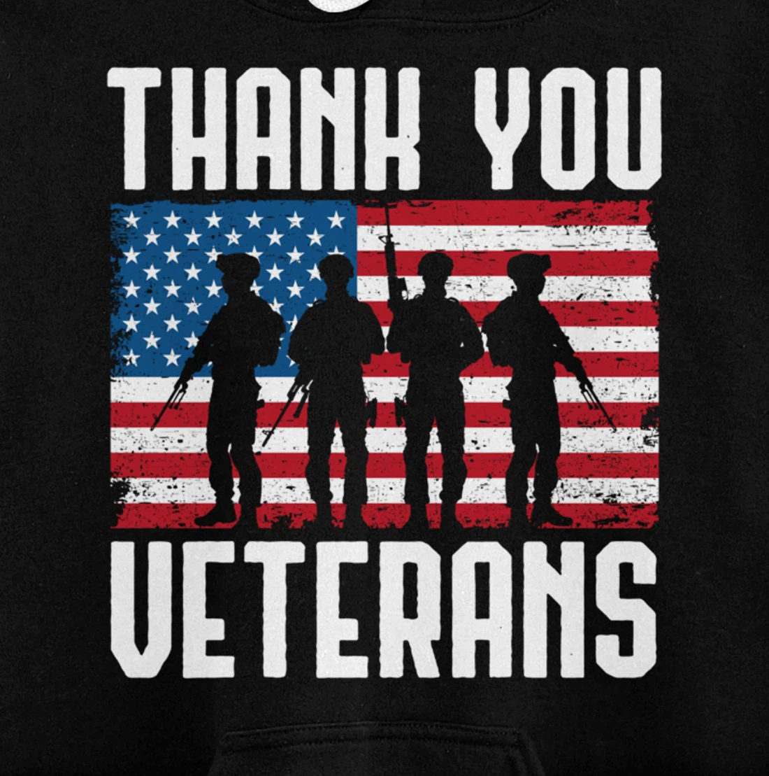 Veterans Day Thank You For Your Service Pullover Hoodie