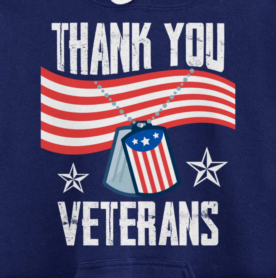 Veterans Day Thank You For Your Service Pullover Hoodie