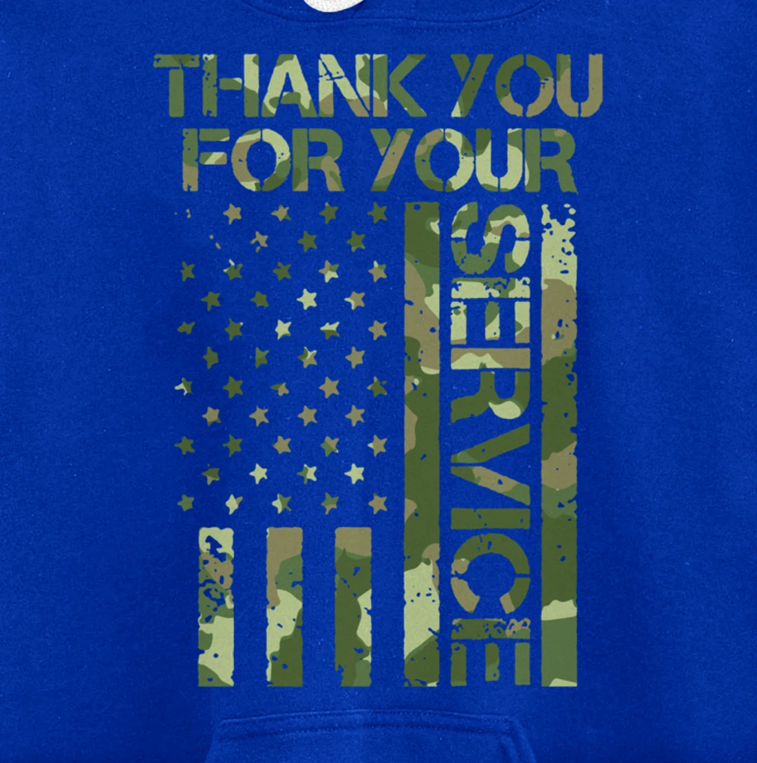 Veterans Day Thank You For Your Service Pullover Hoodie