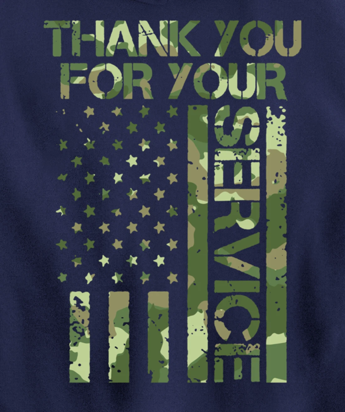 Veterans Day Thank You For Your Service Pullover Hoodie
