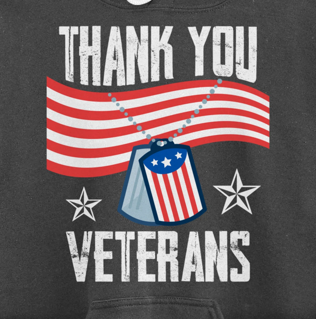Veterans Day Thank You For Your Service Pullover Hoodie