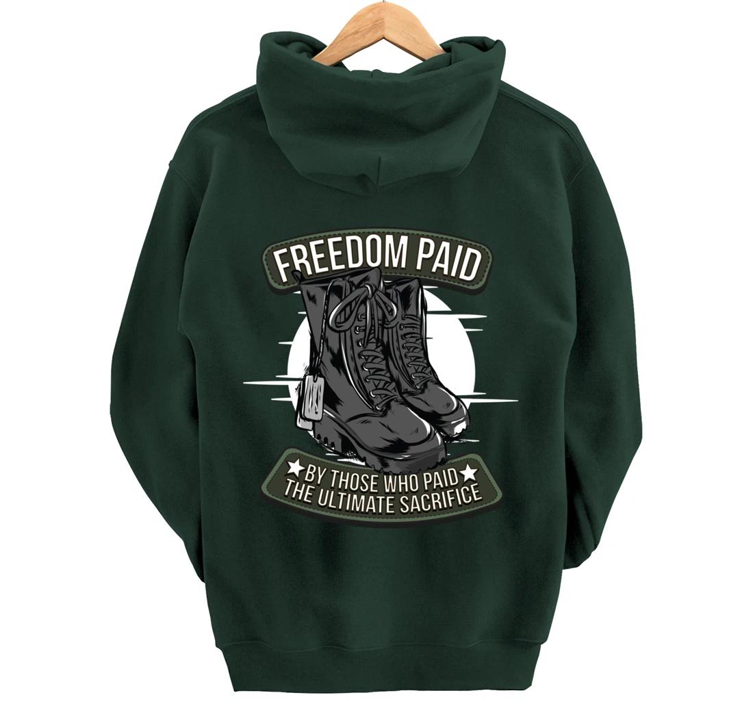 Veterans Day Thank You For Your Service Pullover Hoodie