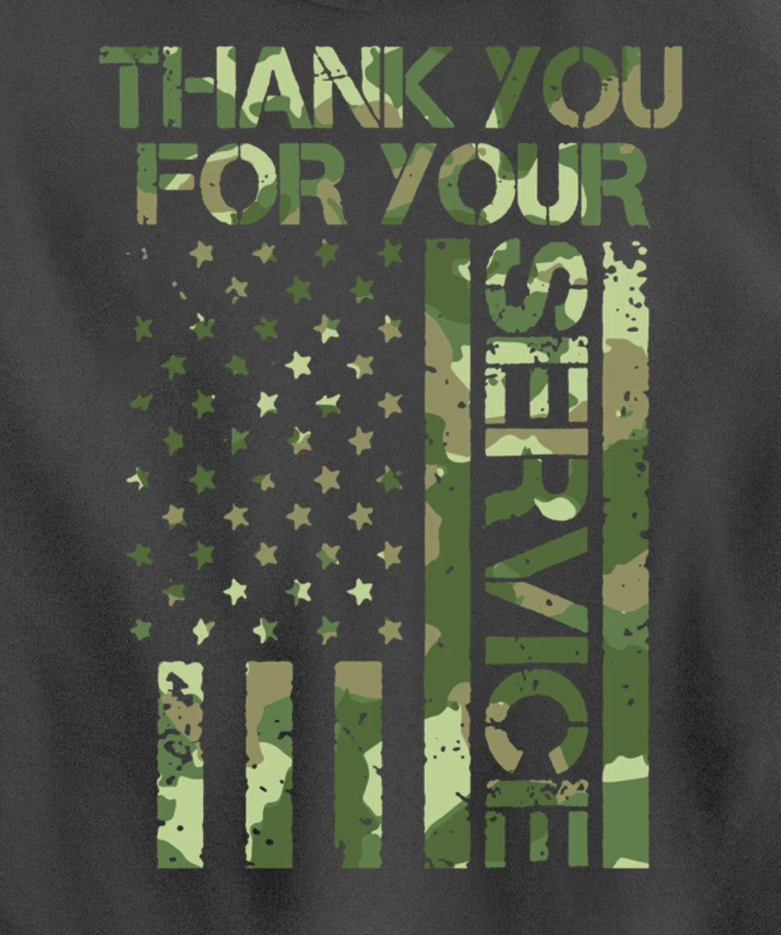 Veterans Day Thank You For Your Service Pullover Hoodie